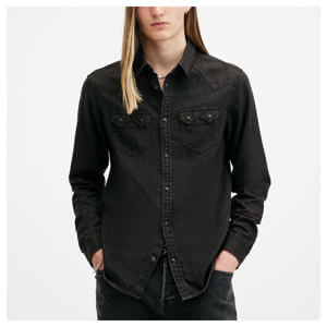 AllSaints Rock Western Denim Shirt